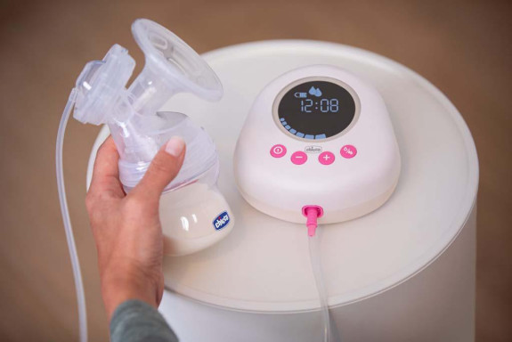 Odsávačka materského mlieka elektrická Single pink Chicco