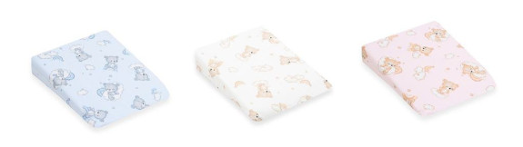 Poťah na dojčenský vankúš - klin Basic 30 x 37 cm New Baby