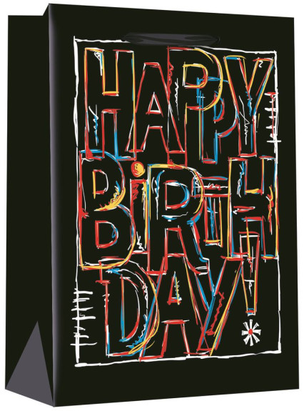 Taška darčeková S - Happy Birthday