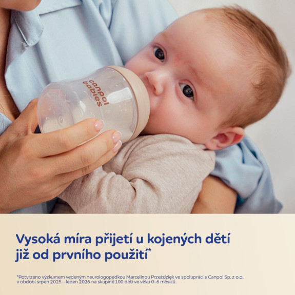 Fľaša antikoliková Natural Shape 330 ml Canpol babies