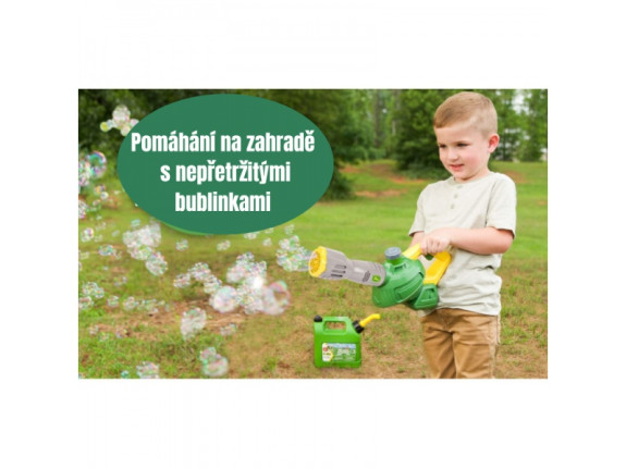 Detský bublifukový fúkač lístia John Deere Kids