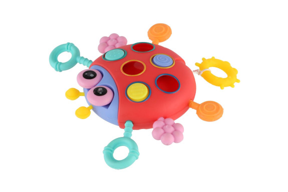 Ťahulíček lienka plast 15 x 11 cm Babyted