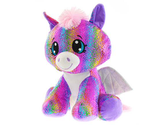 Pegas Star Sparkle plyšový farebný 24cm sediaci