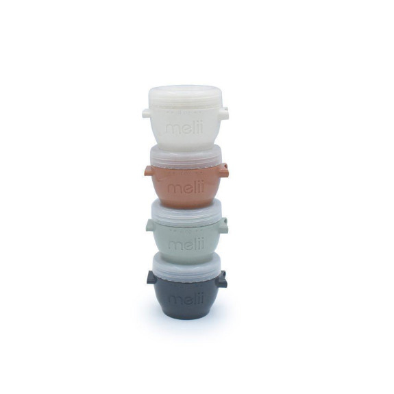 Tégliky na potraviny Snap&Go 118 ml - 4 ks Melii