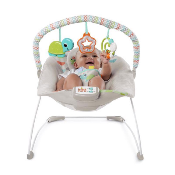 Lehátko vibrujúce s melódiou Happy Safari 0 m+, do 9 kg, 2019 Bright Starts