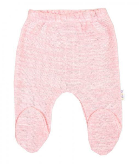 Pletená sada oblečenia pre bábätko Star 5dielna ružová Baby Nellys