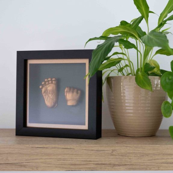 3D Black Bronze Happy Hands