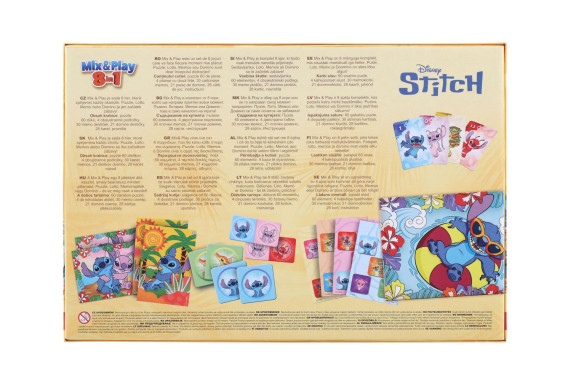 Mix & Play 8v1 Stitch spoločenská hra Trefl