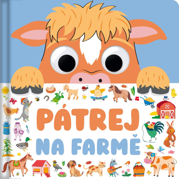 Knižka Pátraj na farme 20 x 20 x 1,5 cm