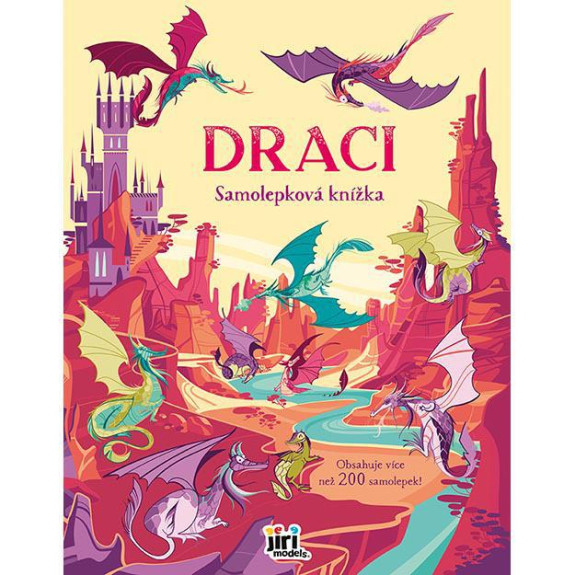 Veľká samolepková knižka Draci