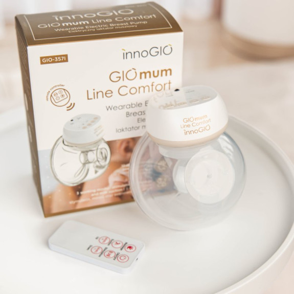 Prenosná elektrická odsávačka materského mlieka GIOmum Line Comfort Single InnoGIO