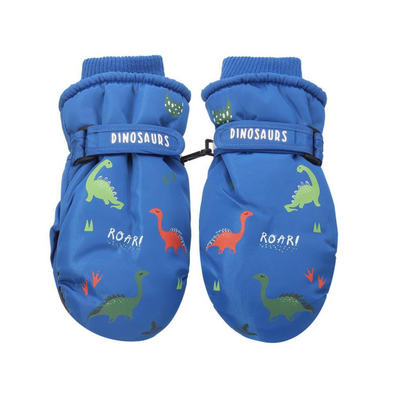 Detské zimné palcové rukavice 7-9 rokov Dinosaurus Be Snazzy