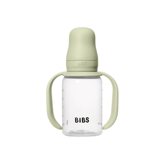 Detská fľaša so silikónovým náustkom 150 ml Bibs