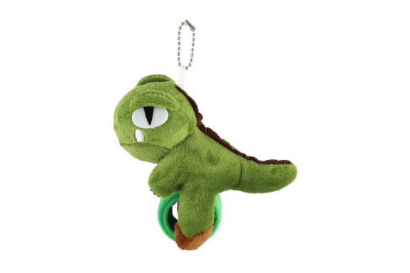 Náramok na ruku dinosaurus plyš/plast 13 cm