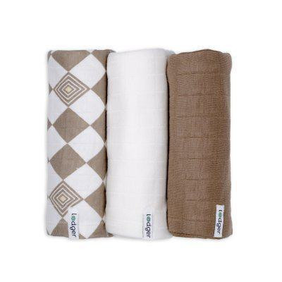 Swaddler Solid Matcha 3 balenia 70 x 70 cm Lodger