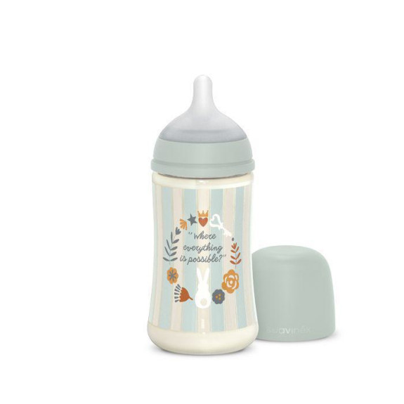 Dojčenská fľaša Wonderland 270 ml Fyziol prietok M Suavinex