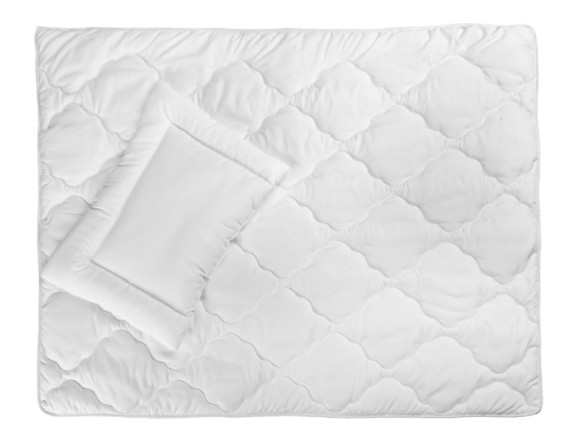 Posteľná 2D set do postieľky výplne 120x90 + 60x40 cm biele
