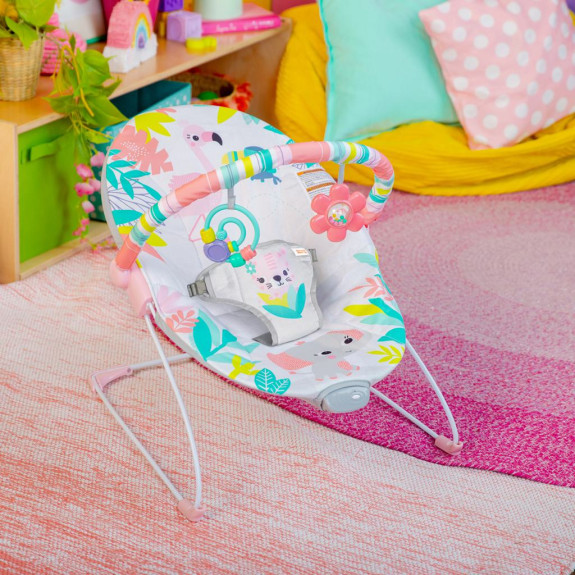 Lehátko vibrujúce Rainforest Vibes™ 0 m+ do 9 kg Bright Starts