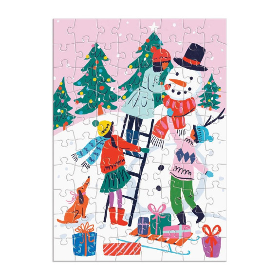 Galison Puzzle adventný kalendár 12 v 1