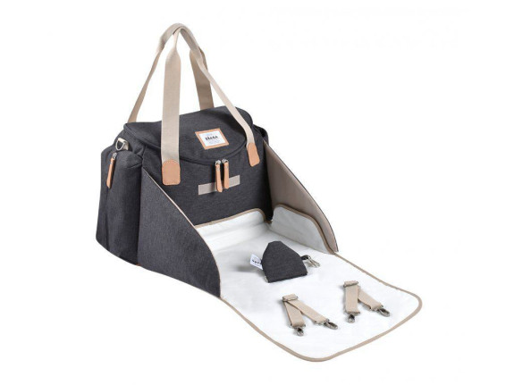 Prebaľovacia taška Sydney Dark Heather Grey