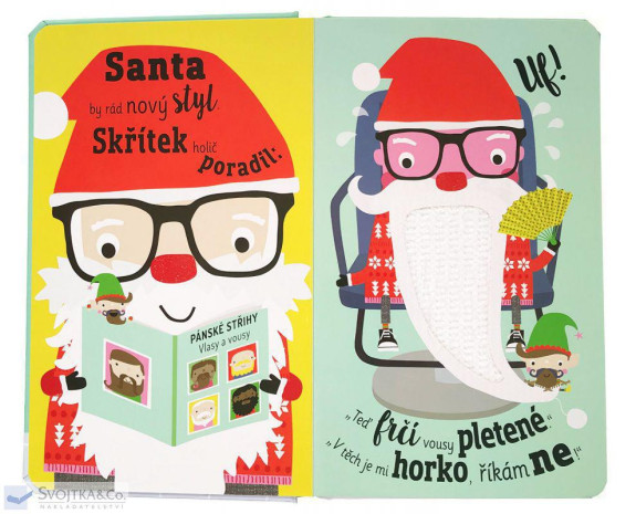 Šťastné a fúzaté hipsterské Vianoce