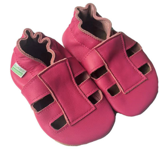 Kožené capáčky sandálky barefoot Veľ. XL (18-24 mes.) Hopi Hop