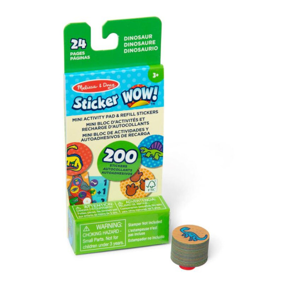 Sticker WOW! Náplň Dino
