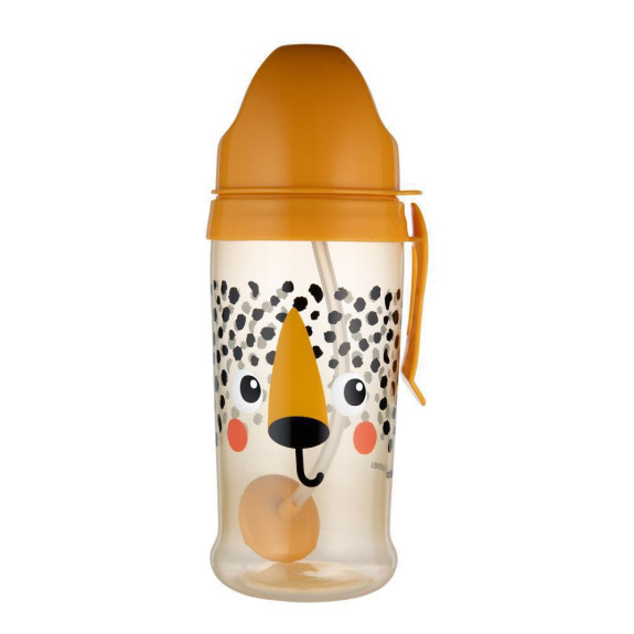 Fľaša nevylievacia športová so slamkou a závažím BabiesBoo 350 ml Canpol babies