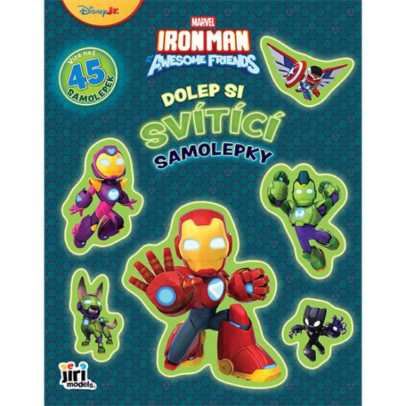 Dolep si svietiace samolepky Ironman