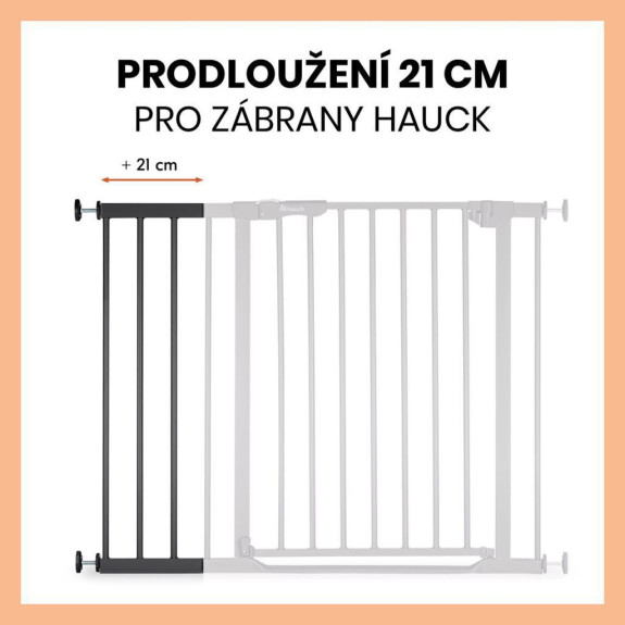 Zábrana Open N Stop 2 rozšírenie o 21 cm Hauck