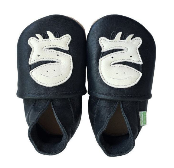 Kožené capáčky Barefoot Veľ. XXL (2-3 roky) Hopi Hop