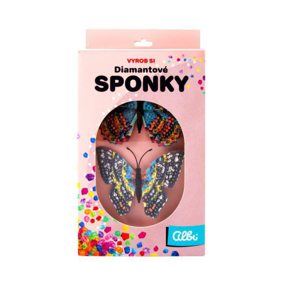 Vyrob si - Diamantové sponky Albi
