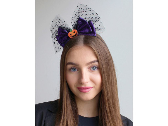 Čelenka do vlasov Halloween / čarodejnica