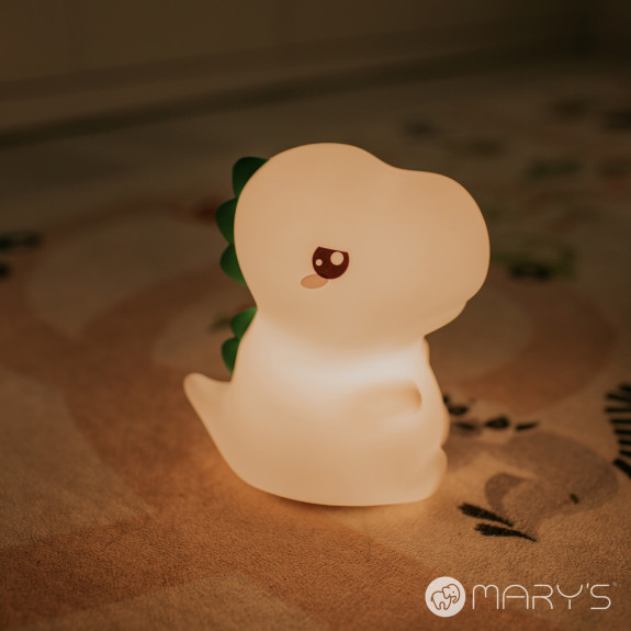 LED silikónová nočná lampička Rgb - T-Rex Mary's