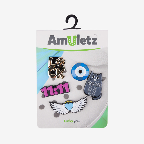 Amulety - ozdoby na topánky Amuletz Lucky you mix Coqui