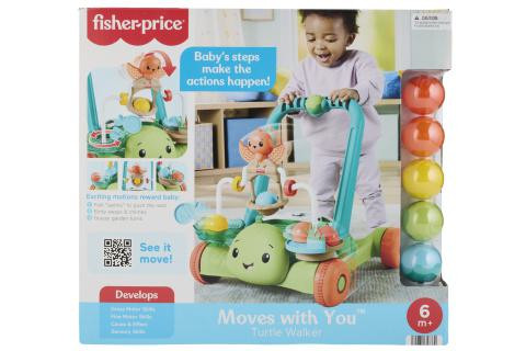 Interaktívne chodítko korytnačka Fisher Price