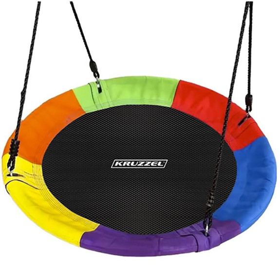 Hojdací kruh čapí hniezdo 110 cm multicolor