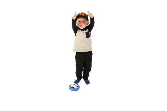 Air Disk futbalová lopta vznášajúca sa 14 cm so svetlom