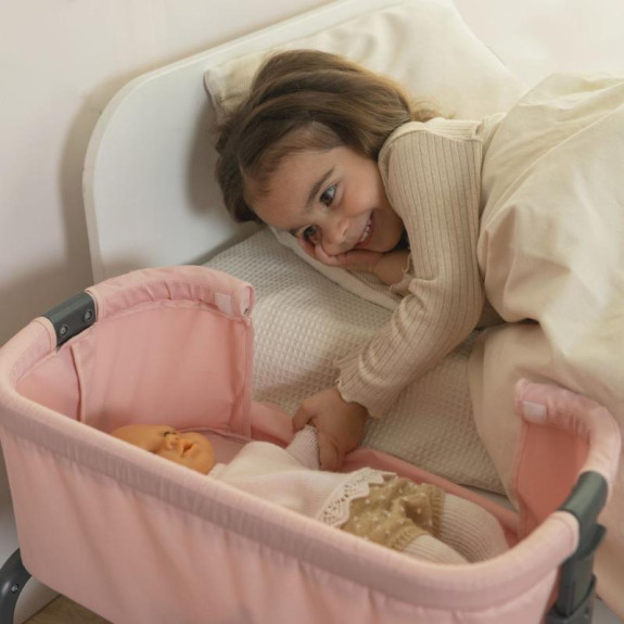 Postieľka Maxi Cosi svetlo ružová pre bábiky
