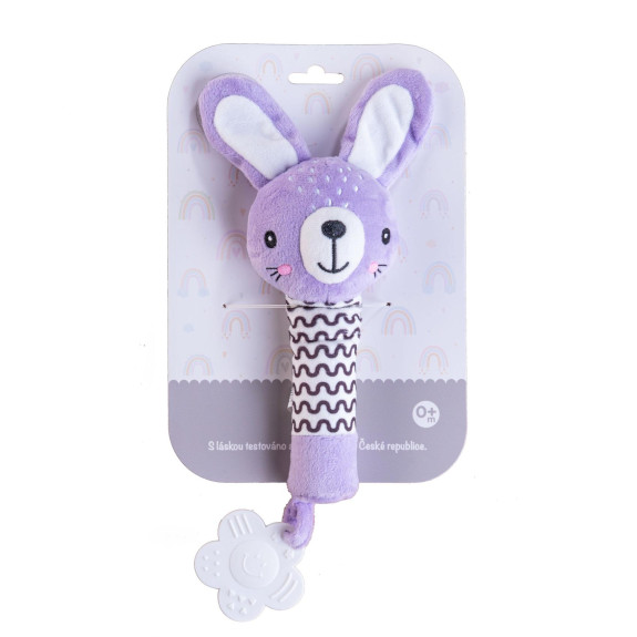 Pískatko / hryzátko plyš 25 cm 0 m+ Babyted