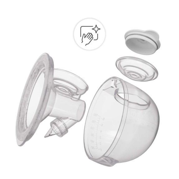 Odsávačka materského mlieka Double Hands-free Gentle Flow Kinderkraft