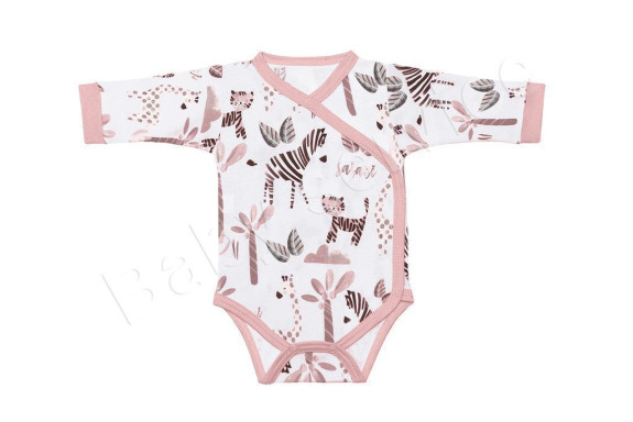 Rastúce body zavinovacie Safari ružové Česká výroba Babyservice
