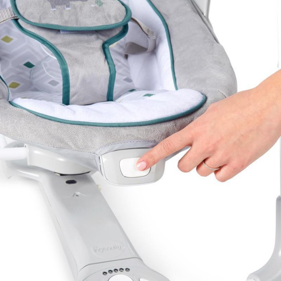Hojdačka konvertibilná vibrujúca s melódiou Nash 2 v 1, 0 m+ do 9 kg Ingenuity