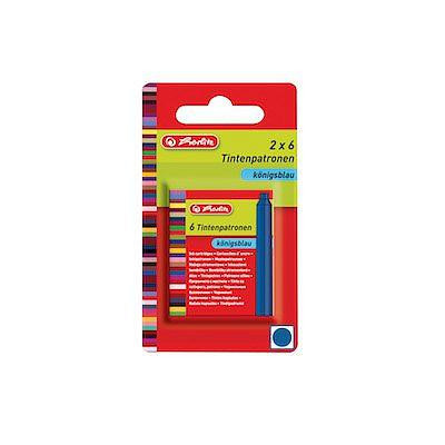 Atramentové bombičky 2 x 6ks - modré Herlitz
