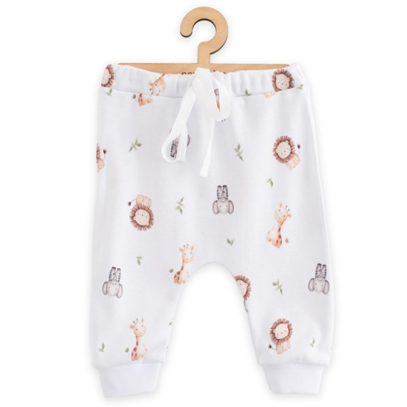 Detské bavlnené nohavice Jogger New Baby For Babies safari