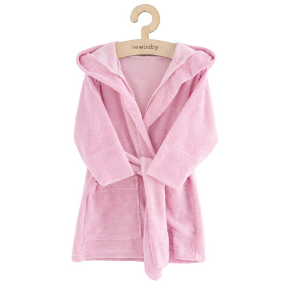 Detský froté župan New Baby pink