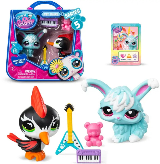 Littlest Pet Shop Figúrky v páre 5. séria