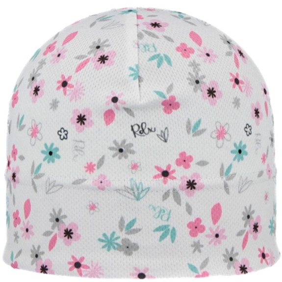 Funkčná čiapka Mikropolyester Kvety Biela RDX