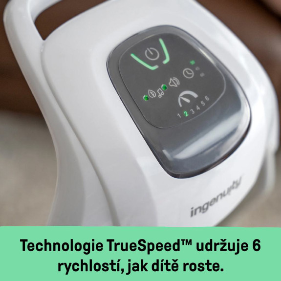 Hojdačka vibrujúca s melódiou Cassidy 0 m+, do 9 kg Ingenuity