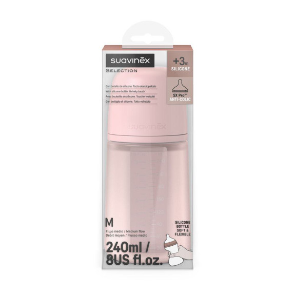 Dojčenská fľaša 240 ml M Suavinex